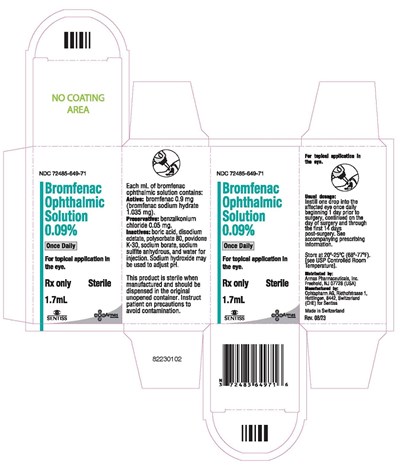 Carton Label (Bromfenac 0.09 Carton 1.7 mL)